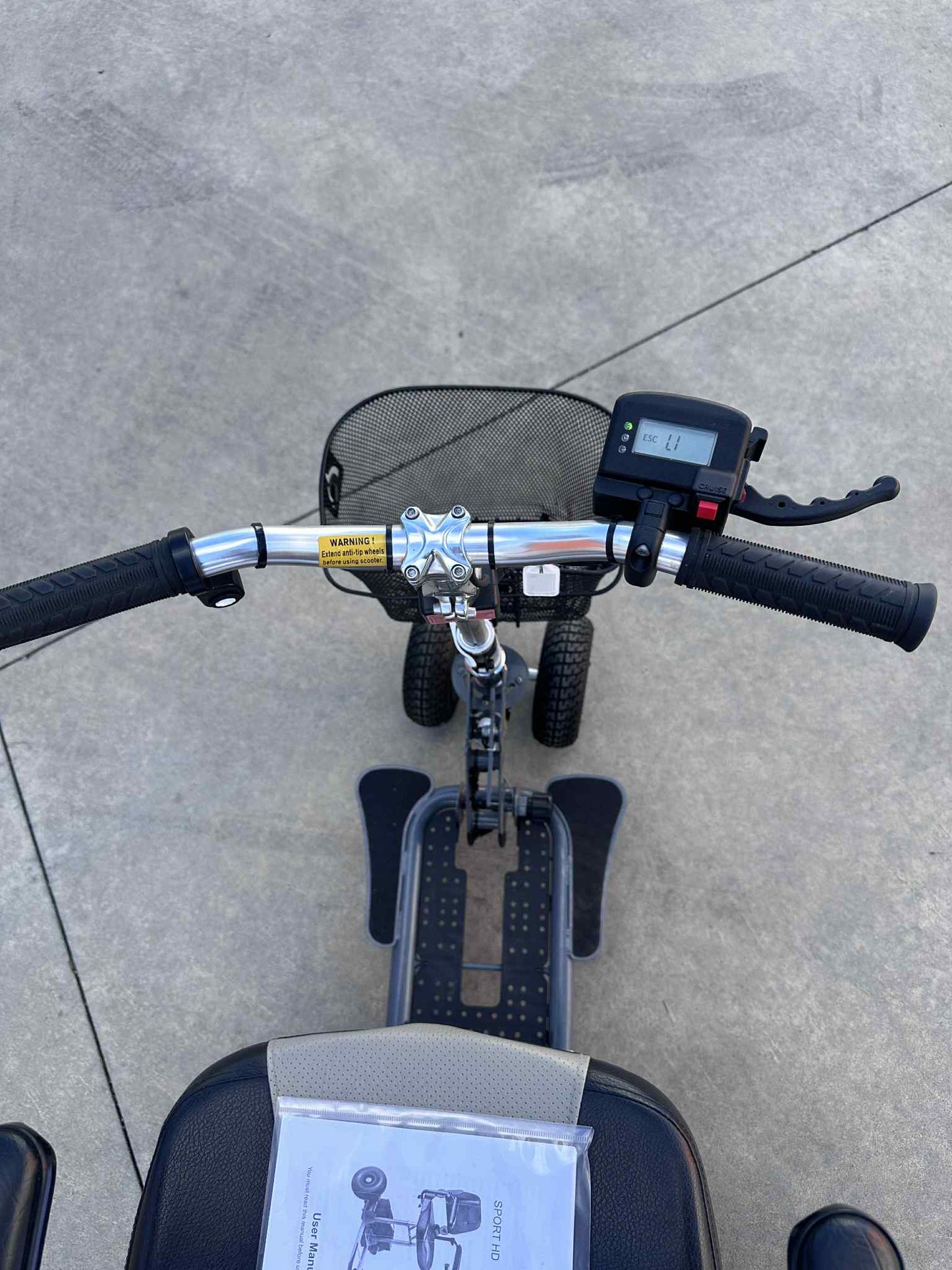 Preowned - SupaScoota HD Sport, Small Portable Size Mobility Scooter - Including 3 Month Warranty (125kg Safe Load)
