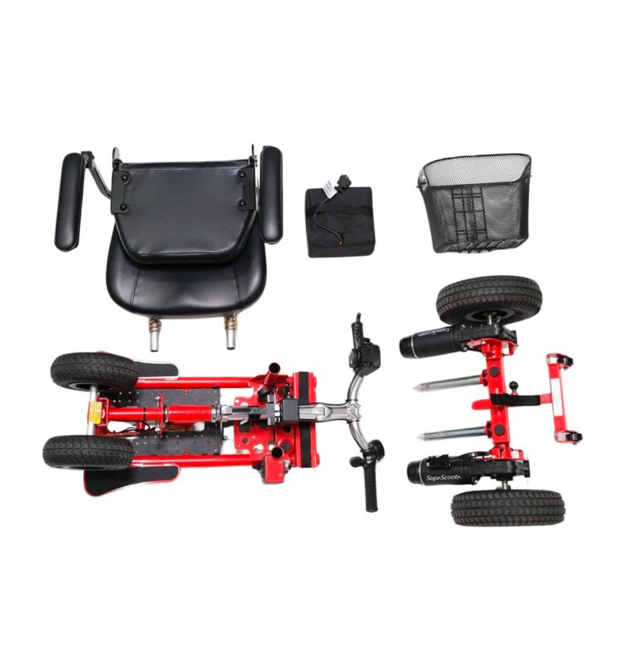 Preowned - SupaScoota HD XL Sport, Small Portable Size Mobility Scooter - Including 3 Month Warranty (136kg Safe Load)