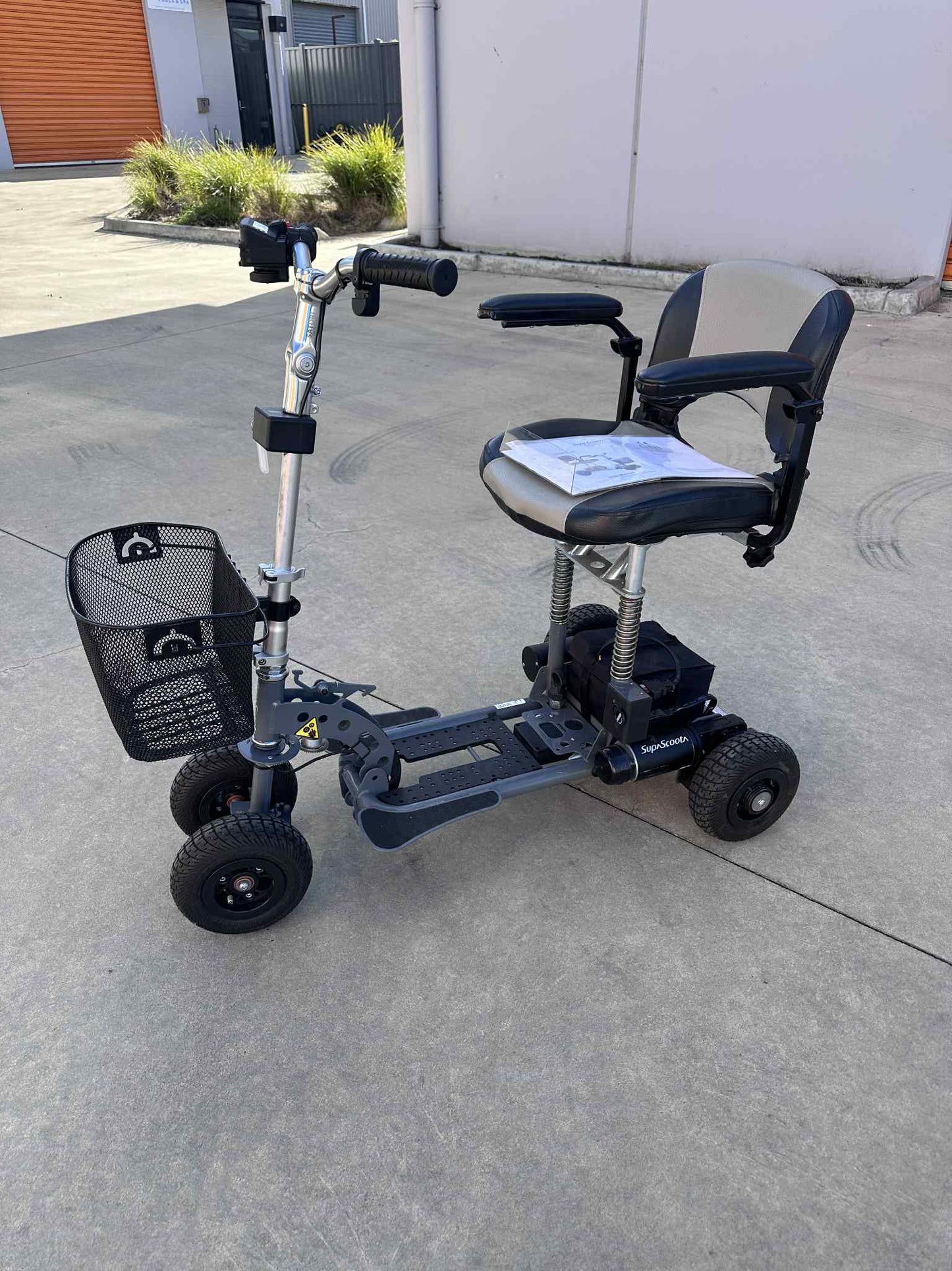 Preowned - SupaScoota HD Sport, Small Portable Size Mobility Scooter - Including 3 Month Warranty (125kg Safe Load)