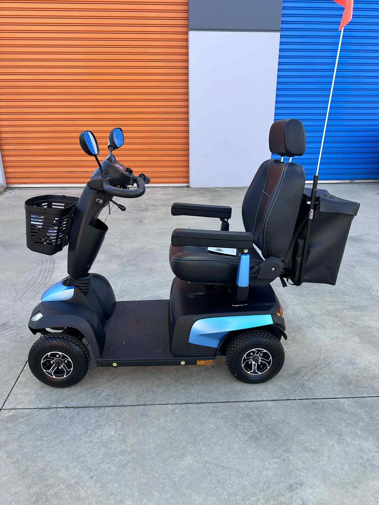 Preowned - Just (376km) - Invacare Pegasus Pro, Large Size Mobility Scooter - Including 3 Month Warranty (160kg Safe Load)