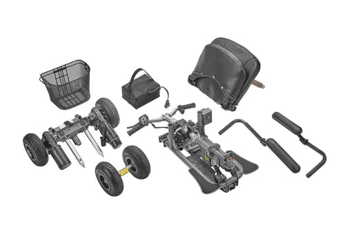 Preowned - SupaScoota HD Sport, Small Portable Size Mobility Scooter - Including 3 Month Warranty (125kg Safe Load)