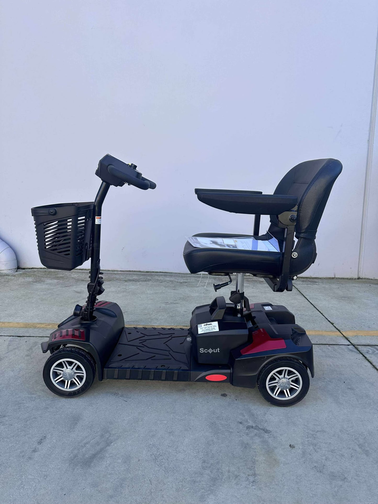 Preowned - Drive Medical Scout - Small Portable Size Mobility Scooter - Including 3 Month Warranty (130kg Safe Load)
