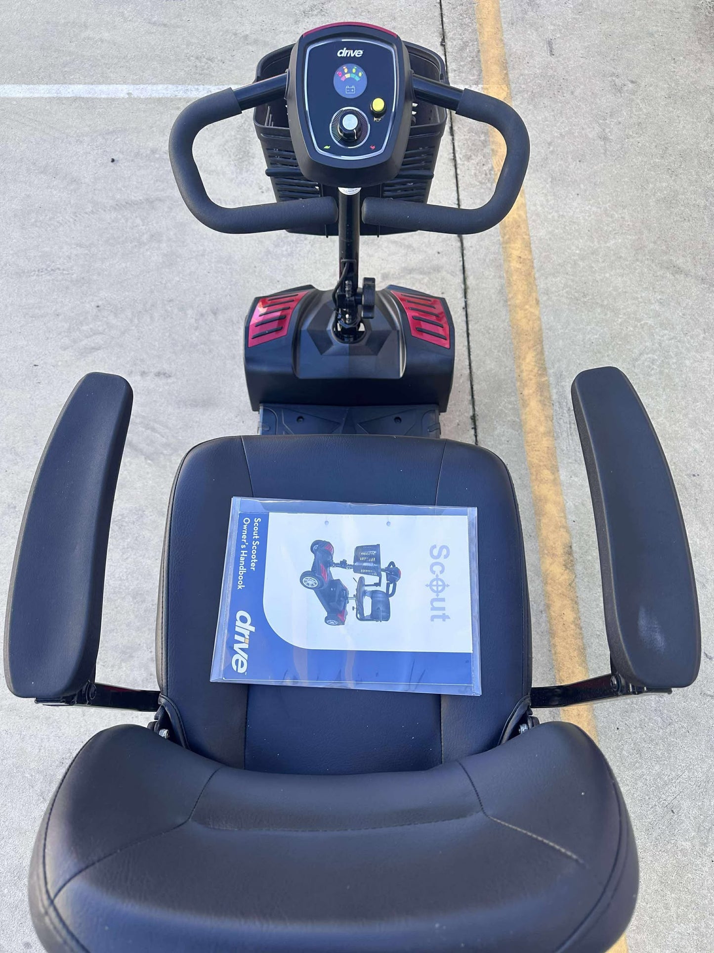 Preowned - Drive Medical Scout - Small Portable Size Mobility Scooter - Including 3 Month Warranty (130kg Safe Load)