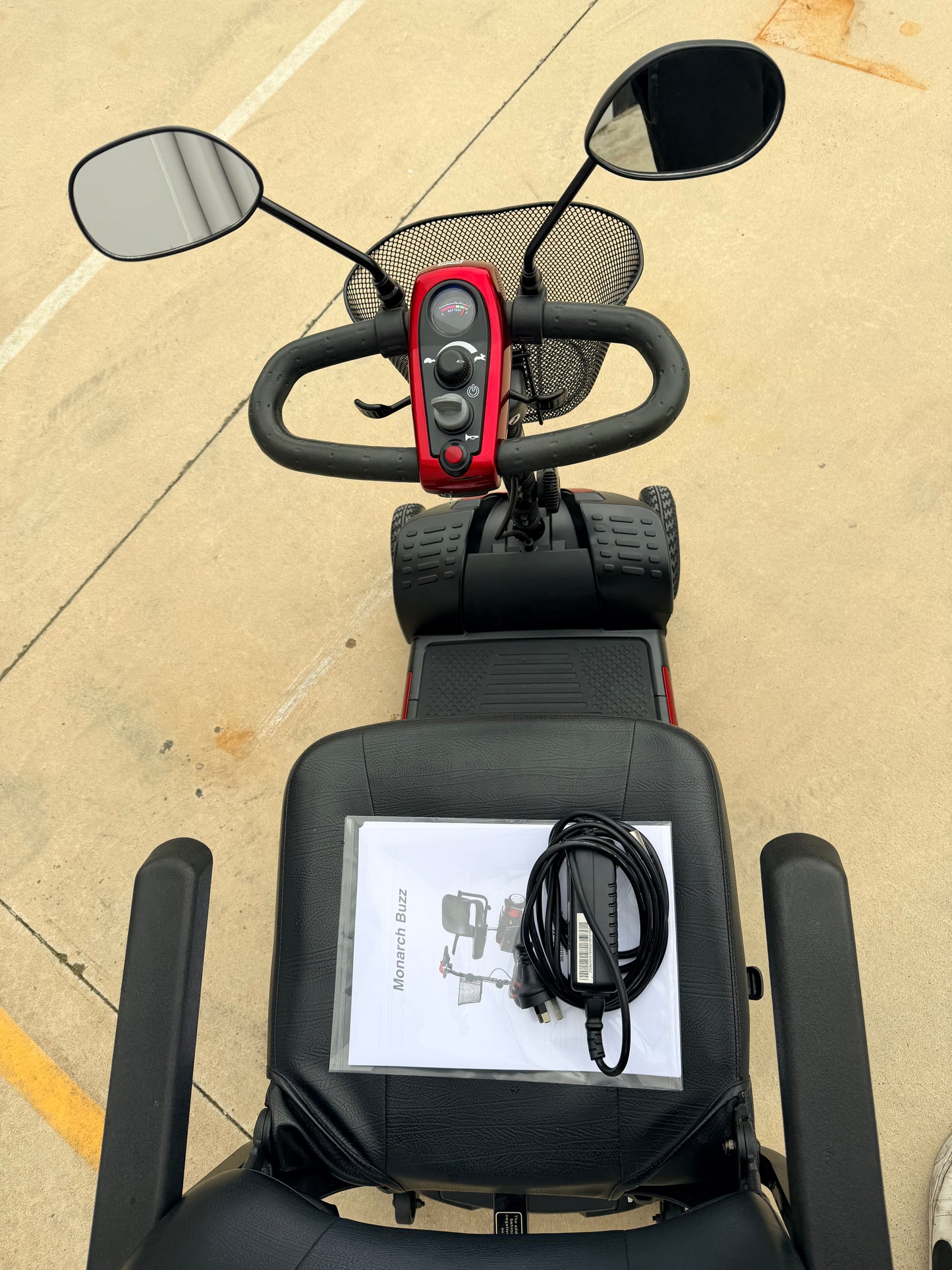 Preowned - Monarch Buzz 4, Small Portable Size Mobility Scooter - Including 3 Month Warranty (136kg Safe Load)