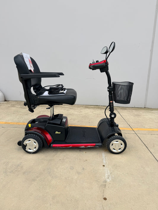 Preowned - Monarch Buzz 4, Small Portable Size Mobility Scooter - Including 3 Month Warranty (136kg Safe Load)