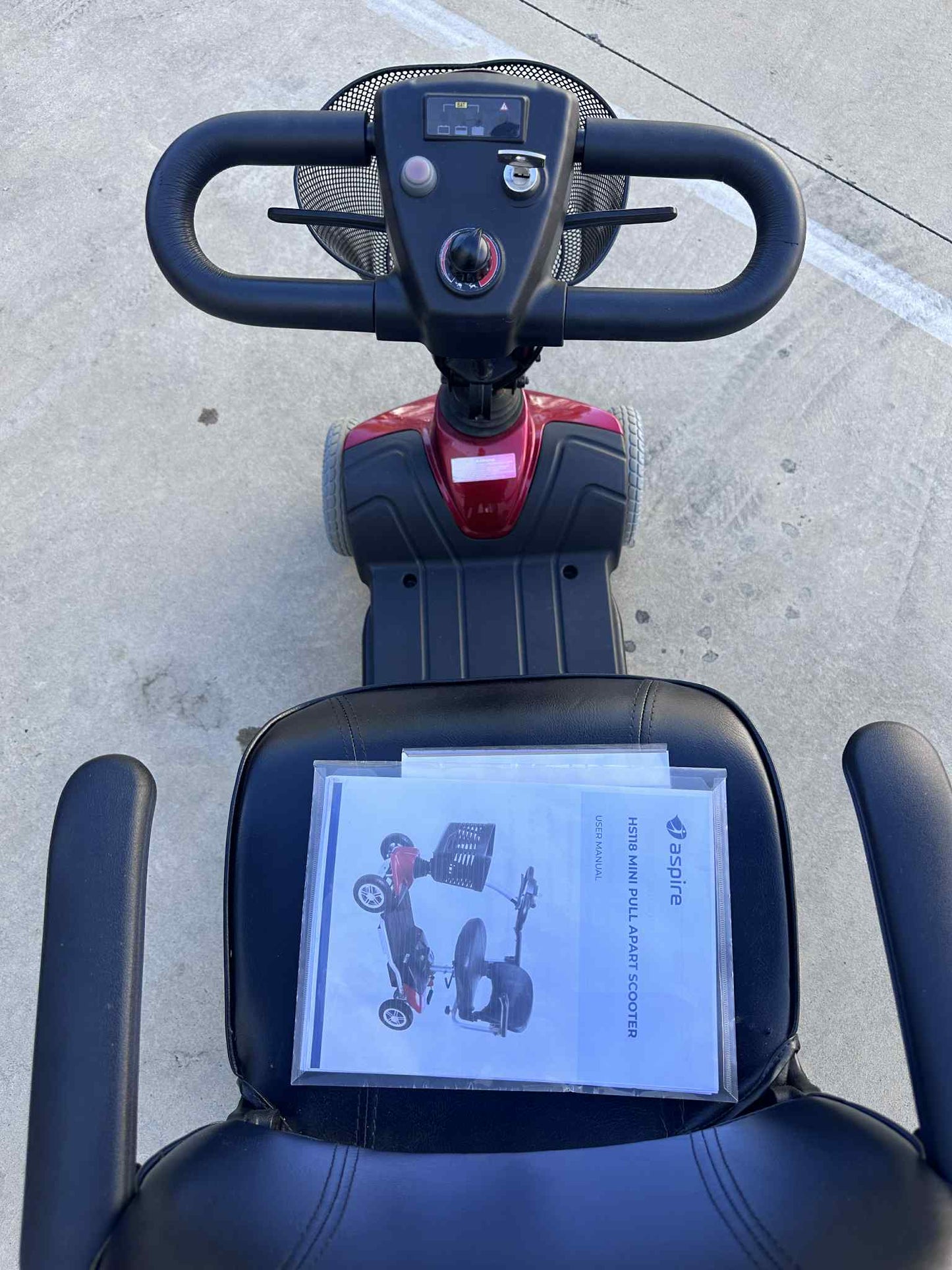Preowned -Aspire HS118 , Small Portable Size Mobility Scooter - Including 3 Month Warranty (136kg Safe Load)