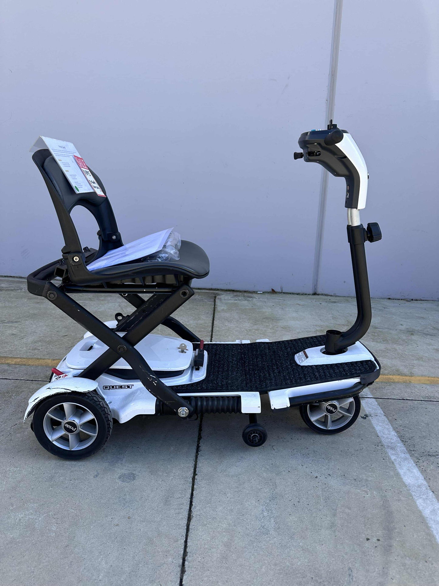 Preowned- Pride Quest (Airline Approved) - Portable Lightweight Mobility Scooter - Used Including 3 Month Warranty (136kg Safe Load