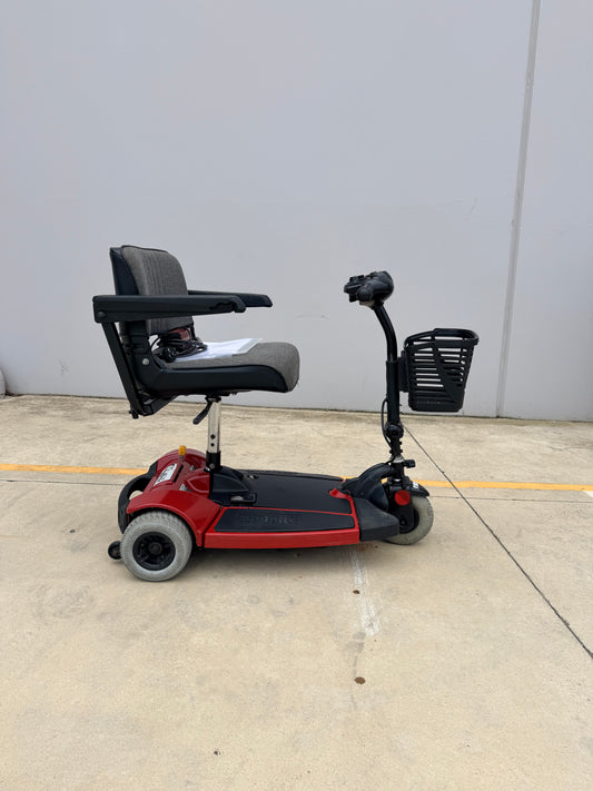 Preowned - Pride Sonic - Small Portable Size Mobility Scooter - Including 3 Month Warranty (136kg Safe Load)