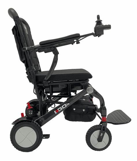 Preowned - 17.8kg Pride iGo Carbon, Small Portable Single-Fold powerchair - Including 3 Month Warranty (135kg Safe Load)